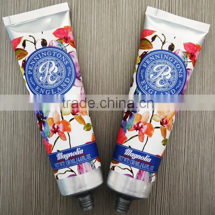 Customized 130ml laminated cosmetic tube packaging