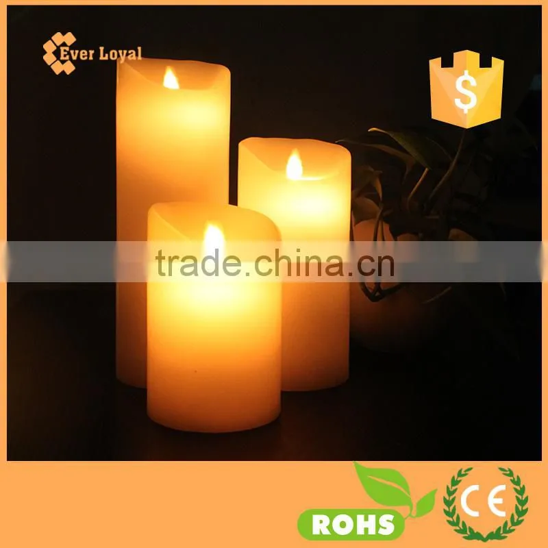 Battery Operated Moving Flame Candle Dancing Flame LED Candle Light Room Deco