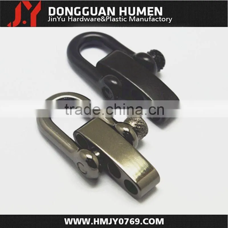 Hot sale stainless steel carabiner d-ring for luggage