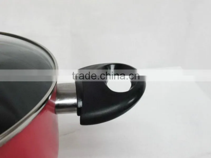 Easy cook red color casserole with bakelite handle MSF-6641
