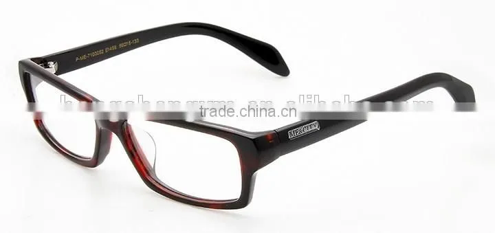 Acetate optical eyeglasses for men with multi colorful marble grain tortoise