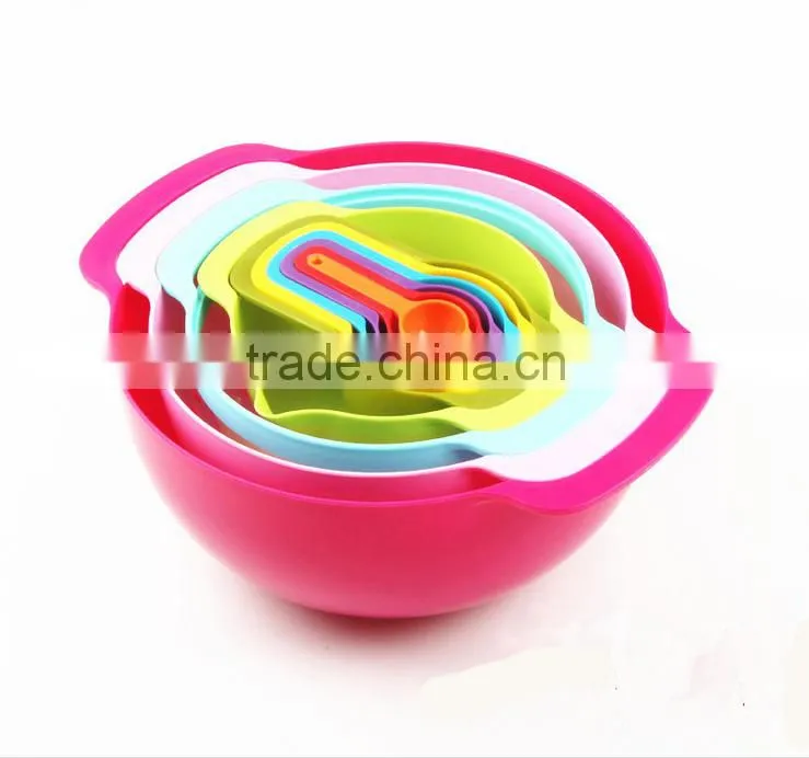 Rainbow creative measuring cup and bowl 10pieces