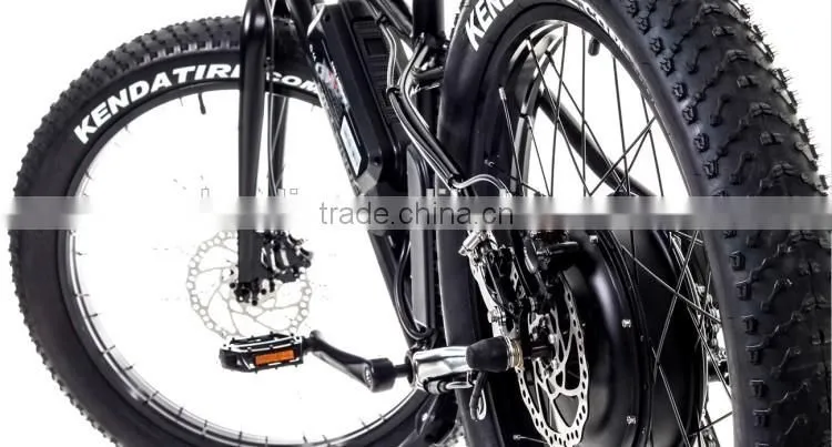 26 Inch Good Quality 7 Speed Aluminum Hub Drive Electric Fat Mountain Bike