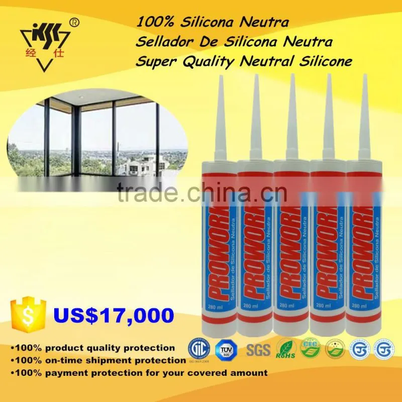 High Temperature Flowing Silicone Sealant No Corrosion Flowing Silicone Sealant