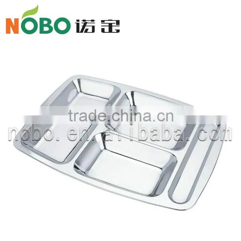 stainless steel lunch tray