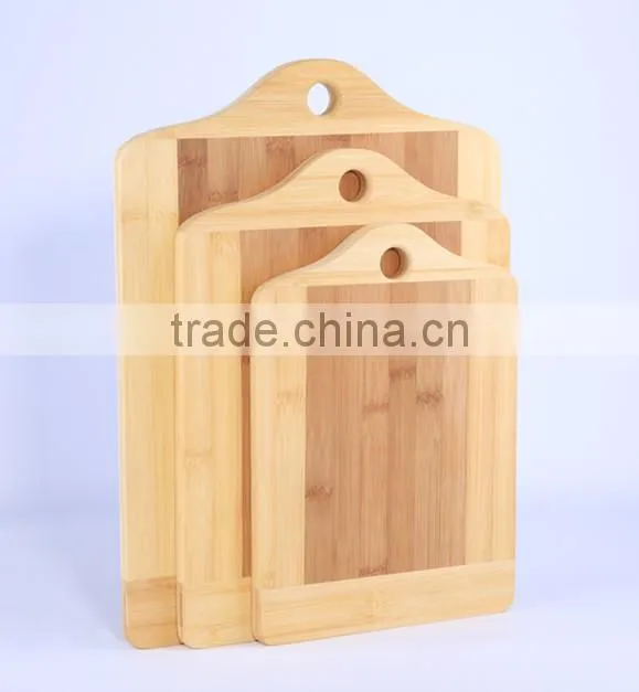2015 houseware factory price fresh fruits and vegetables bamboo cutting board in healthy life eco-friendly