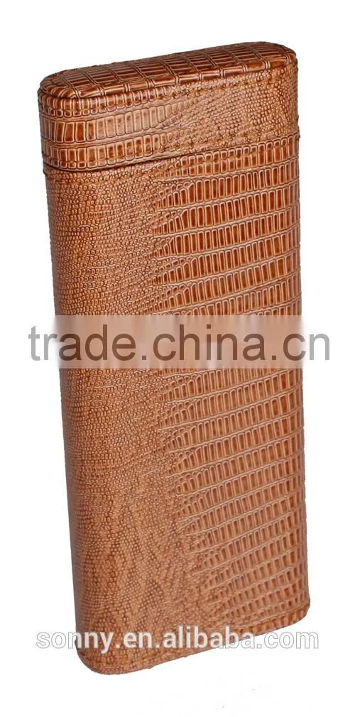 Brown Leather Wholesale Watch Case