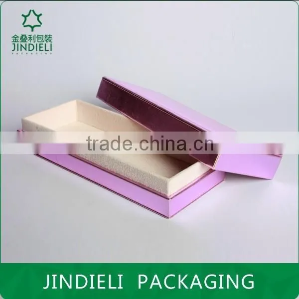 beautiful shiny leather necklace jewelry box packaging
