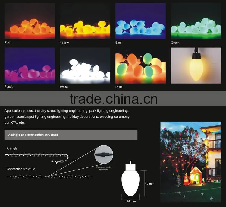2016 For street decoration string lights christmas