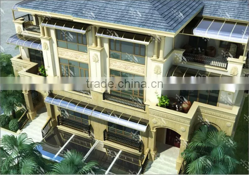 Alumium window awning/patio canopy with new design in 2015