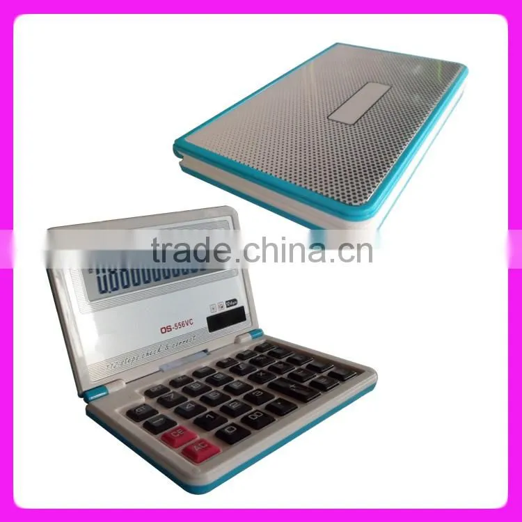2013 hot sale foldable laptop calculator CT-8855V,Solar desktop calculator