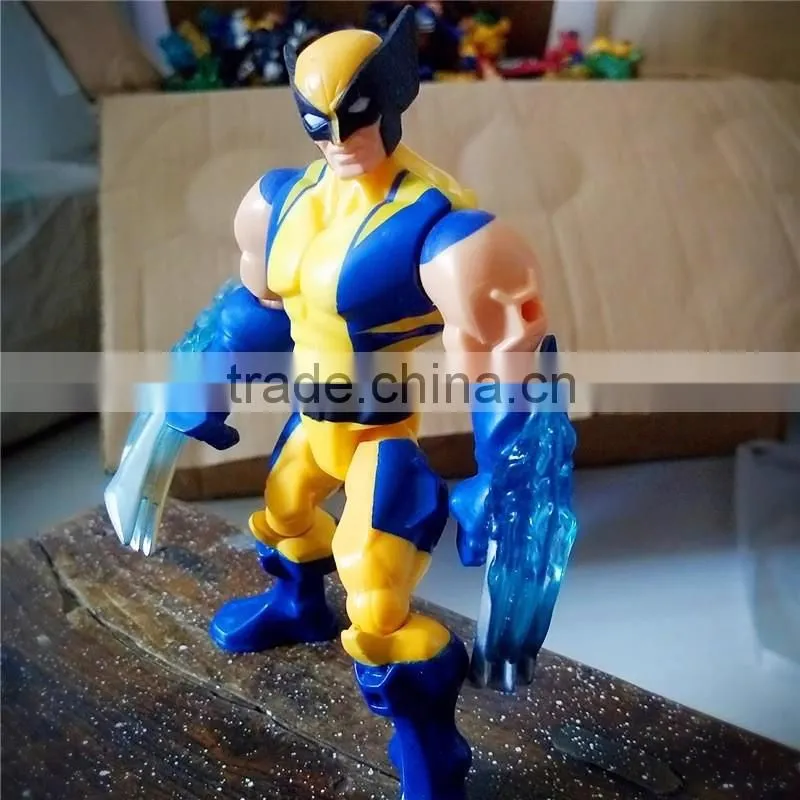 Welcome the high quality of complex plastic toy robots figure