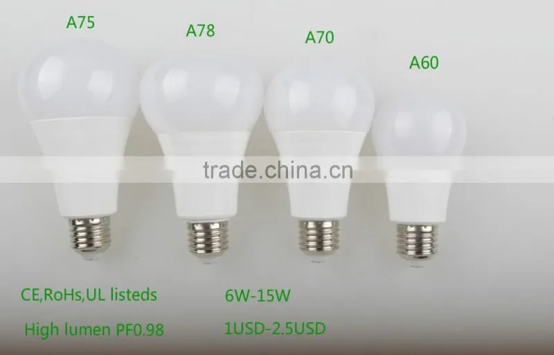 Low price with good quality UL standard LED bulb 10W A60