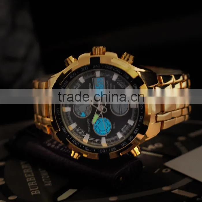 Sport Type Automatic Mechanical Watches Men Genuine leather Wrist Watch