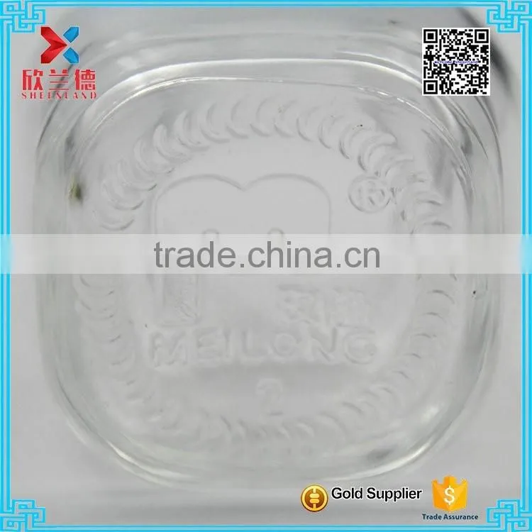 HOT mini small and large airtight fancy storage clear glass candy jar