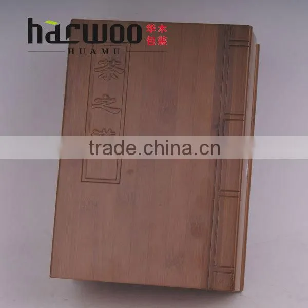 Good bamboo packaging box,cosmetic display case