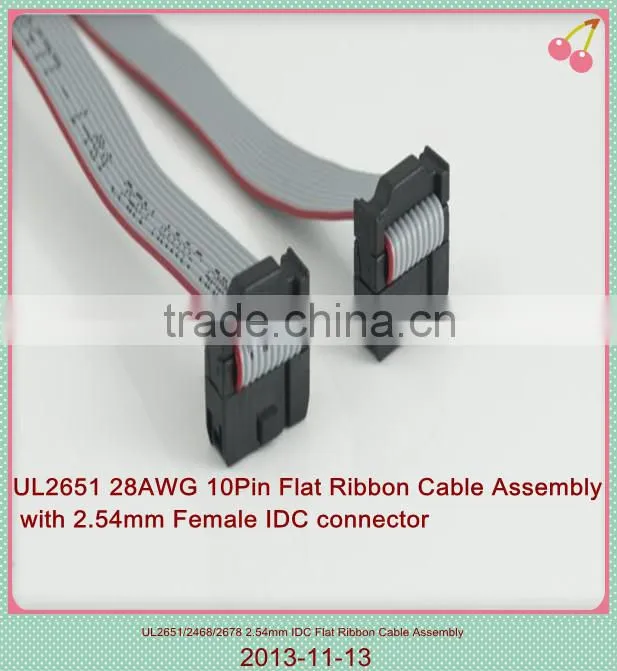 14 pin flat ribbon cable, 26awg flat ribbon cable, flat ribbon cable electrical flat cable for computer