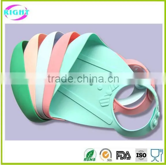FDA approved cute silicone waterproof baby bib