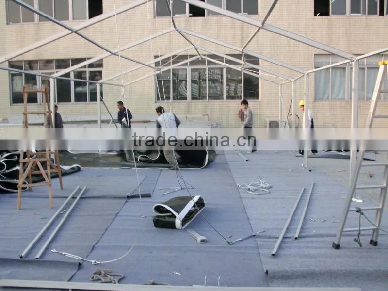 760g/sqm Roof Green Color Used Military Tent 6X18M