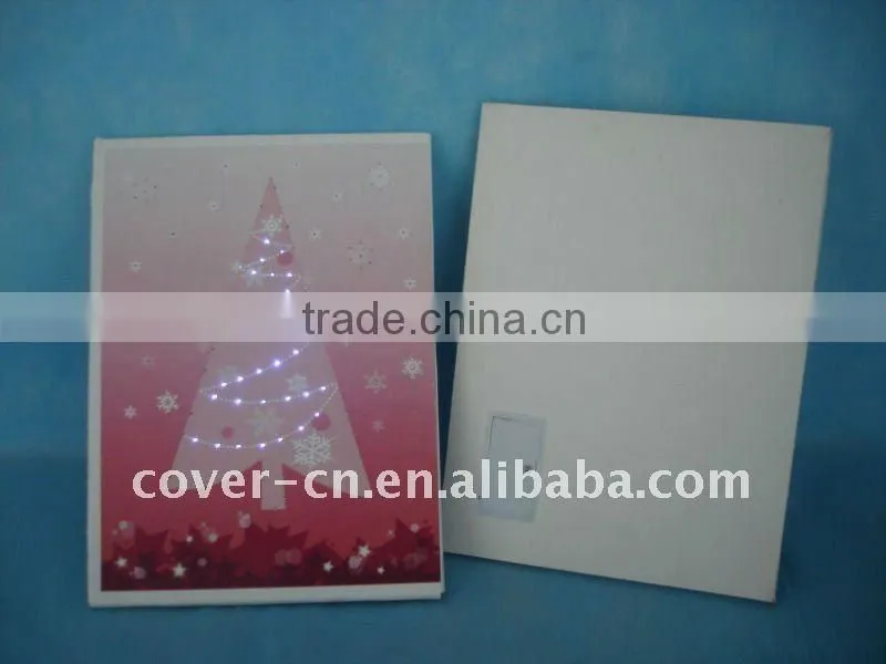 Hotsale Promotion gifts LED Music Greeting Cards