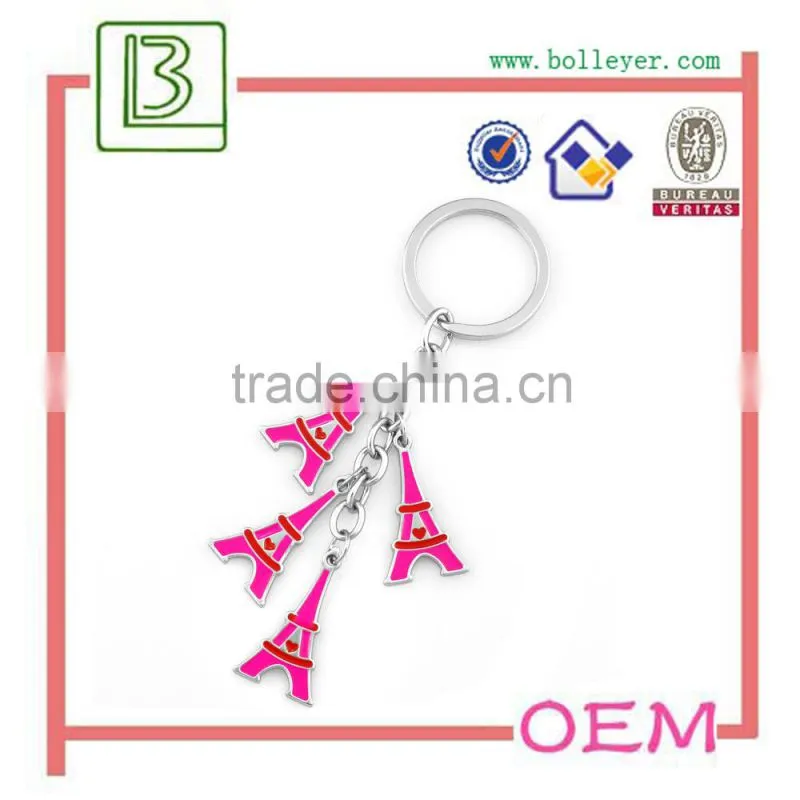 Gold Leather Keychain Holder For Wholesale