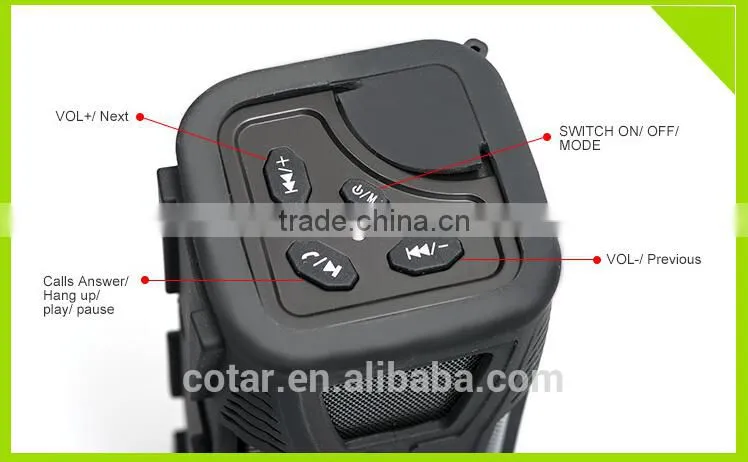 Factory Wholesales Portable High-end Waterproof Bluetooth Speaker With Outdoor String