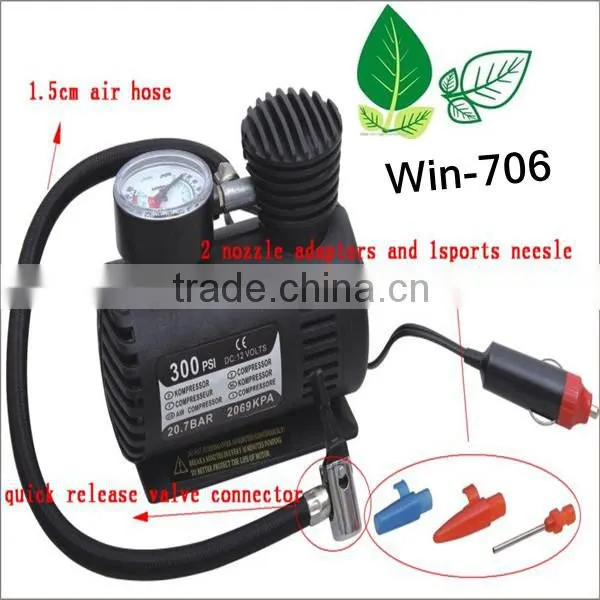DC 12V 80W portable plastic air Inflator (WIN-705)