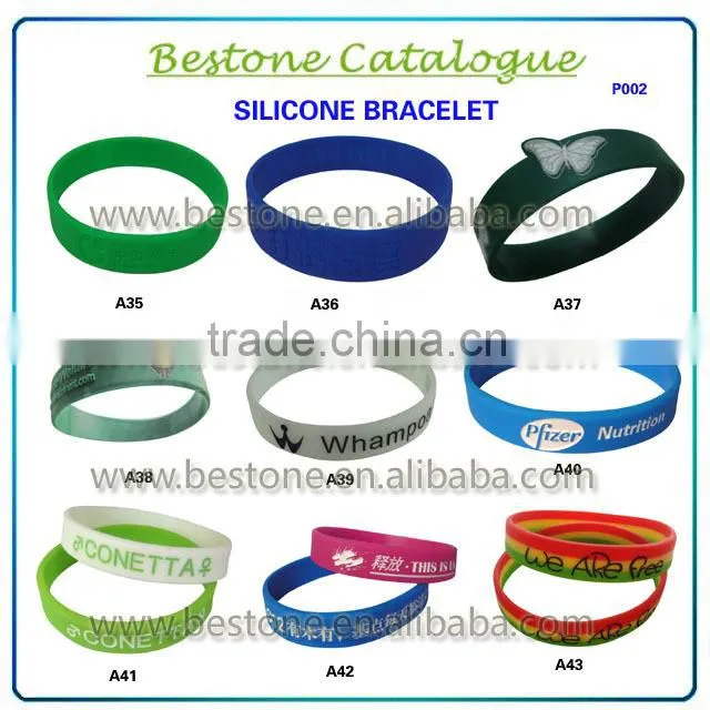 2015 the newest Silicone Bracelet custom bracelet