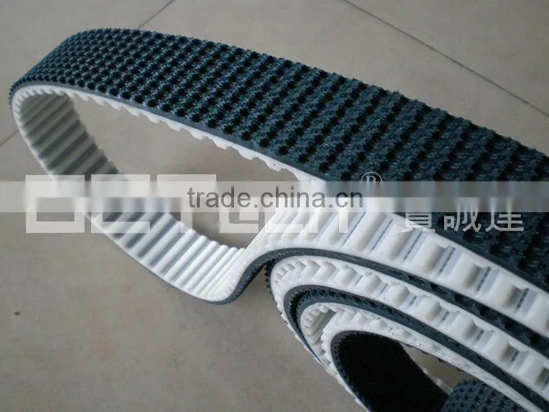 PU timing belt with grip - Dark green
