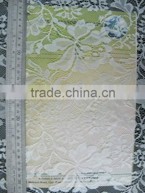 nylon lace fabric for bra wholesale/nylon spandex lace fabric-APN4066