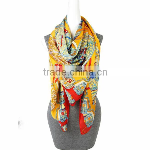 Fashion Printing chiffon chiffon scarf Square Scarf