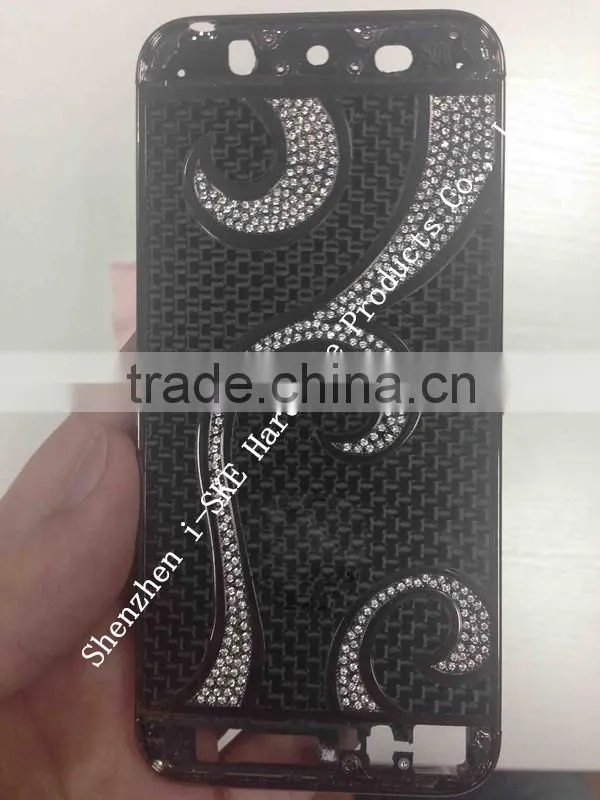 Luxury Christmas gift and popular design for iphone 5 5s 24kt gold cover