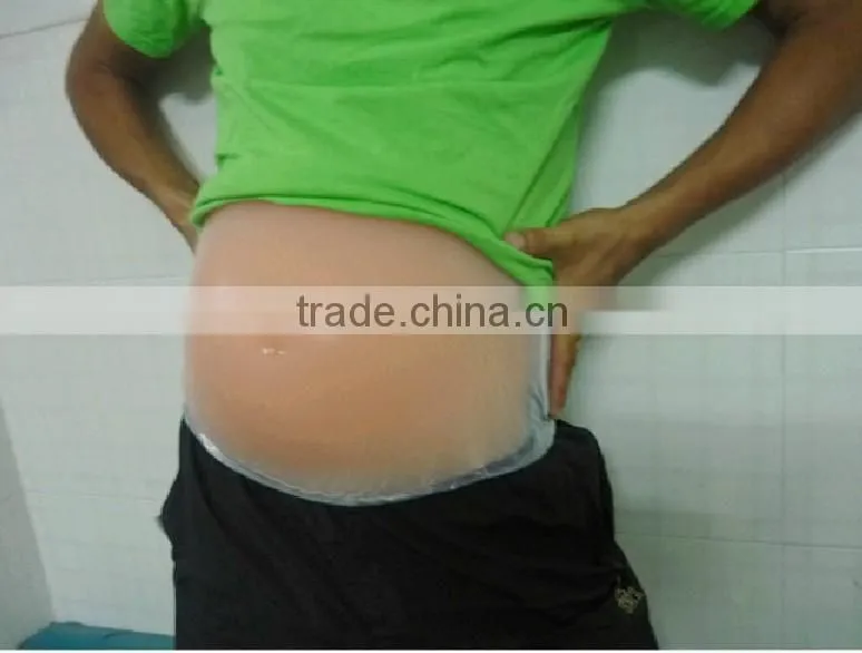 different sizes100% medical Artificial Baby Tummy, Belly Silicone Pregnant Belly|Fake Baby Belly