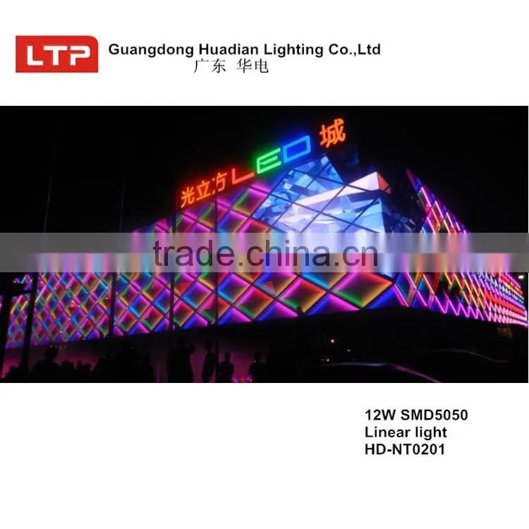 12W 1000mm LED linear lights strip light bar DMX512