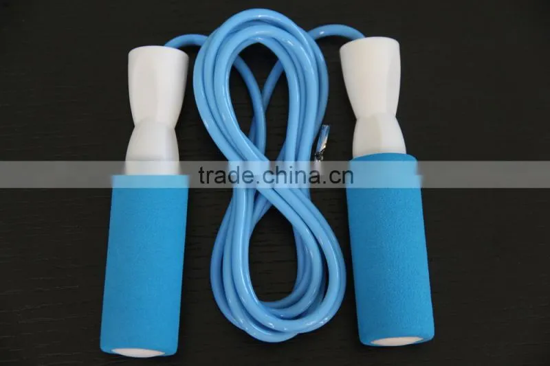 high quality jump rope with foam / high jump rope sale / bearing skipping rope