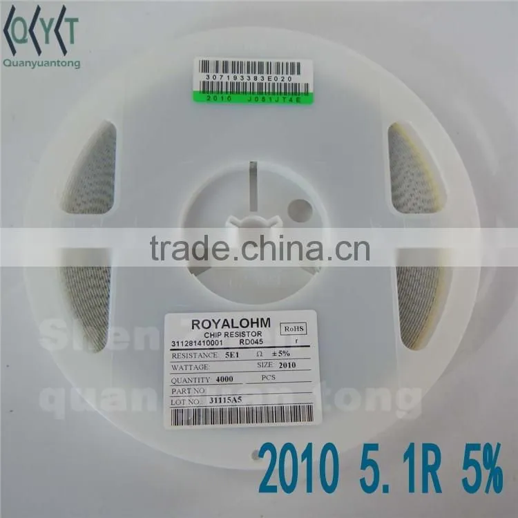 Resistors 2010 5.1R 5% NEW