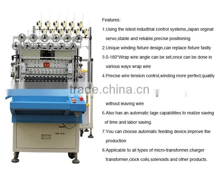 530kg Net weight 180cm*100cm*190cm dimension bobbin wire take-up machine