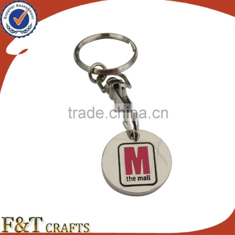 High quanlity promotional trolley/ coinscustom cheap metal for supermarket trolley coin/trolley coins wishbone fitting