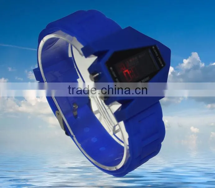 Women Airplane cheap led watch aircraft price bracelet wrist led watch silicone ladys