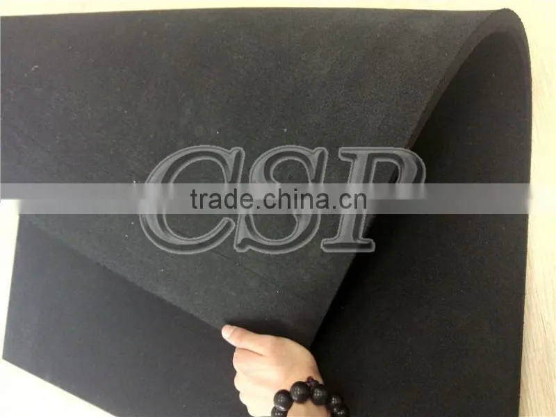 15 mm black rubber shower mat with a cheapest price