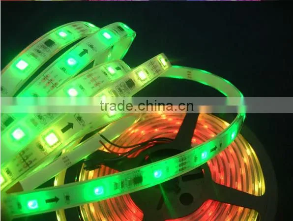 Pool Swiming led strip white PCB Silicon Coating 30leds/meter outdoor lighting waterproof ip68 ws2811 flexible strip