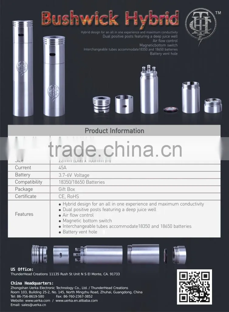 THC Bushwick hybrid new vape ecig mod