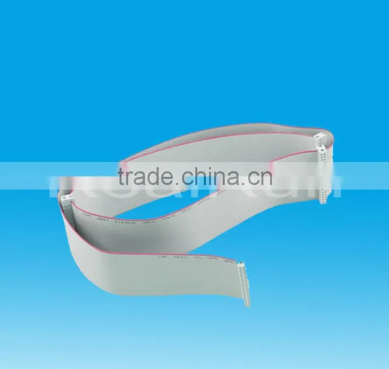 1.27mm idc grey ribbon flat cable assembly