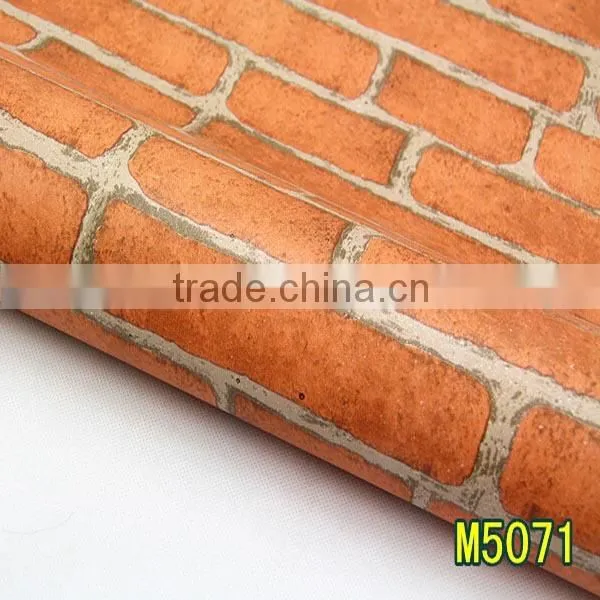 waterproof Self adhesive wall wallpaper for the bedroom study room restaurant