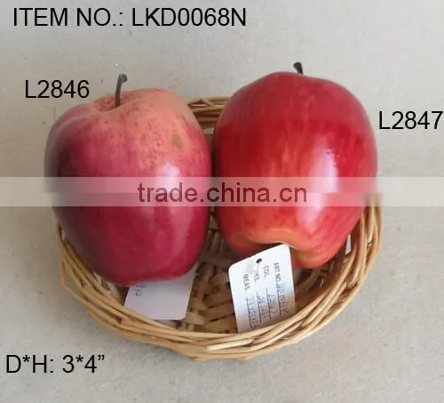 Realistic artificial foam apples in assorted colours for fall autumn fallorhalloween seasonal display decorations