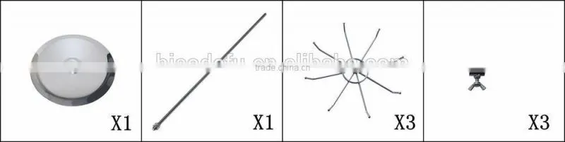3 Tiers Rotating Display Wire Rack for Jewerly Store