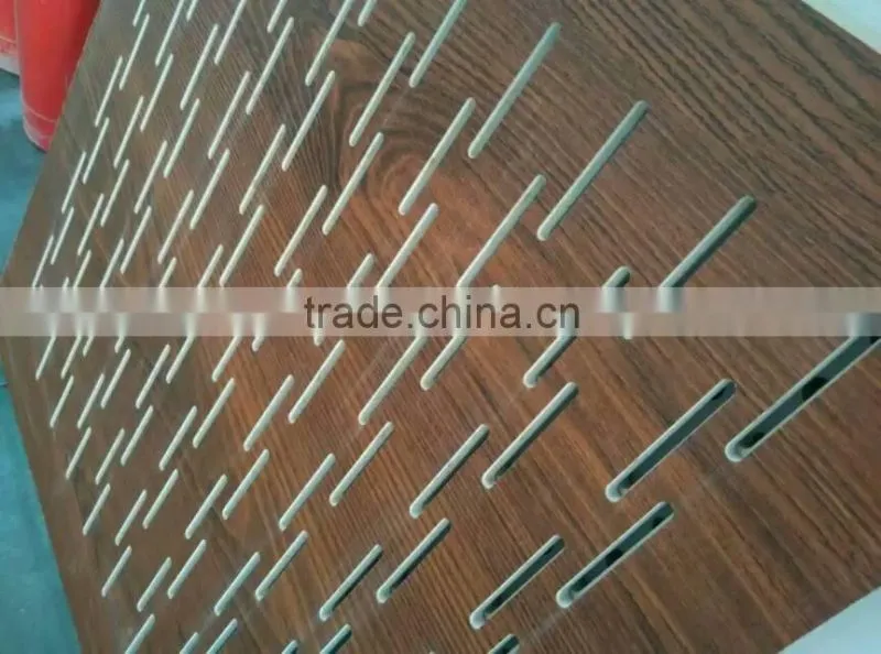 acoustic gypsum ceiling board with 2015 cross hole