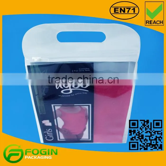 wholesale transparent pvc pouch with zipper