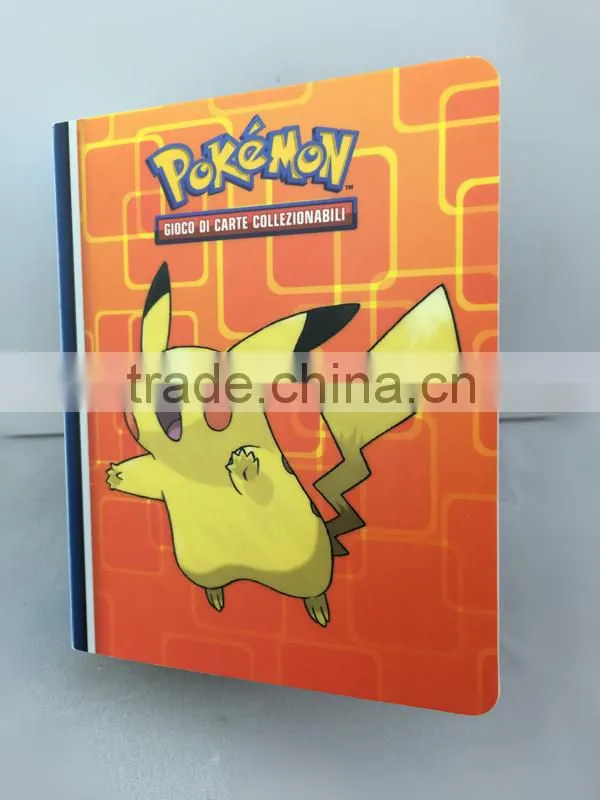 OEM customized Card binder with1-pocket PP portfolios Dongguan factory Pokemon cartoon