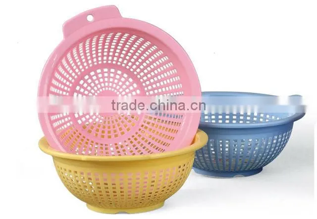 Vegetable Baske with handle t/ Fruit Basket/Plastic Basket/sifter/griddle/boult/screen/sieve